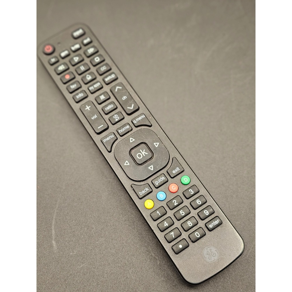 GE Universal Remote Control Black Multi Device Home Entertainment 33709